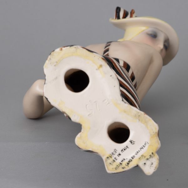 Sandro Vacchetti : Essevi, Torino 1930 ca Pigiama  - Asta Ceramiche Italiane ed Europee del '900 - Associazione Nazionale - Case d'Asta italiane