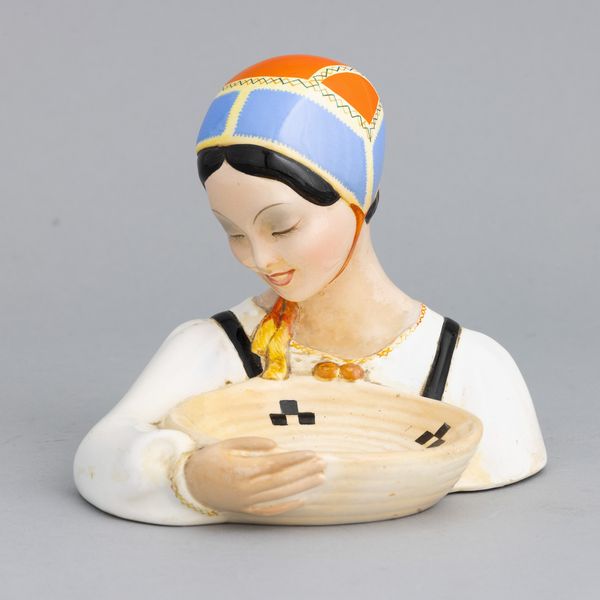 C.I.A. Manna, Torino 1940 ca Fiore di Desulo  - Asta Ceramiche Italiane ed Europee del '900 - Associazione Nazionale - Case d'Asta italiane