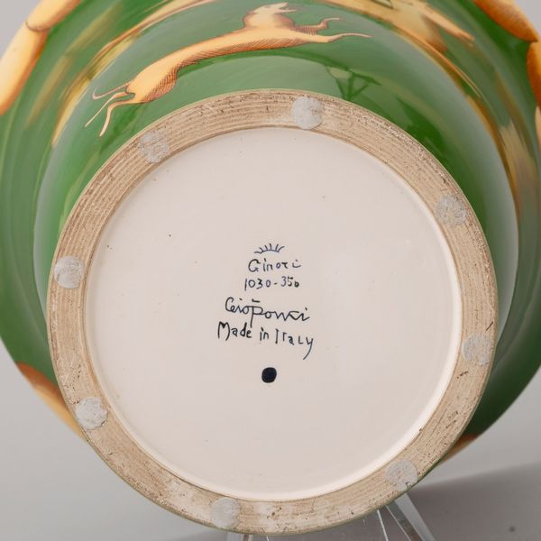 GIO PONTI : Richard Ginori, Sesto Fiorentino 1990 ca Amazzone serie La Venatoria  - Asta Ceramiche Italiane ed Europee del '900 - Associazione Nazionale - Case d'Asta italiane