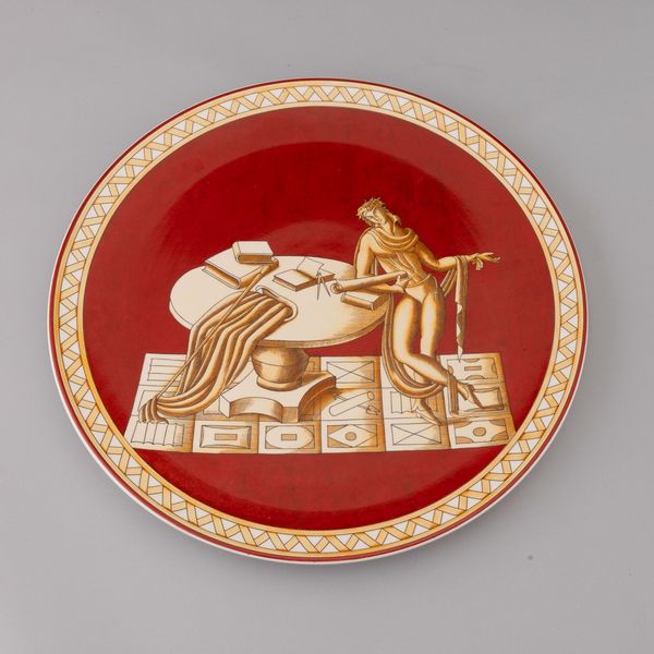 GIO PONTI : Richard Ginori, Sesto Fiorentino 1990 ca L'Architetto  - Asta Ceramiche Italiane ed Europee del '900 - Associazione Nazionale - Case d'Asta italiane