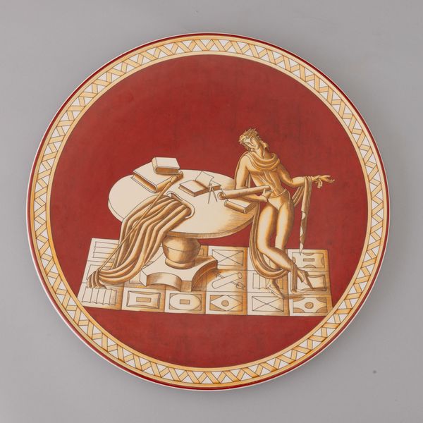 GIO PONTI : Richard Ginori, Sesto Fiorentino 1990 ca L'Architetto  - Asta Ceramiche Italiane ed Europee del '900 - Associazione Nazionale - Case d'Asta italiane