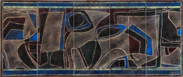 PAOLO DE POLI : Composizione astratta  - Asta Ceramiche Italiane ed Europee del '900 - Associazione Nazionale - Case d'Asta italiane