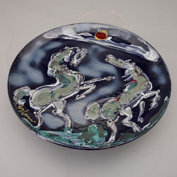 Umberto Ghersi : Albisola 1980 ca  - Asta Ceramiche Italiane ed Europee del '900 - Associazione Nazionale - Case d'Asta italiane