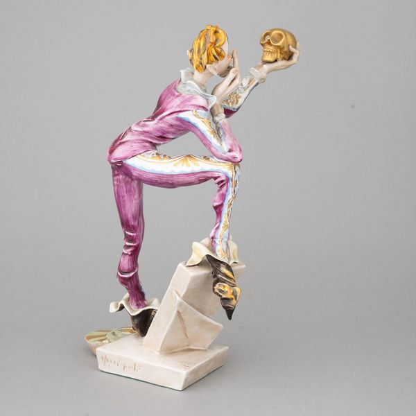 Silvio Righetto : Cacciapuoti 1960 ca Amleto  - Asta Ceramiche Italiane ed Europee del '900 - Associazione Nazionale - Case d'Asta italiane