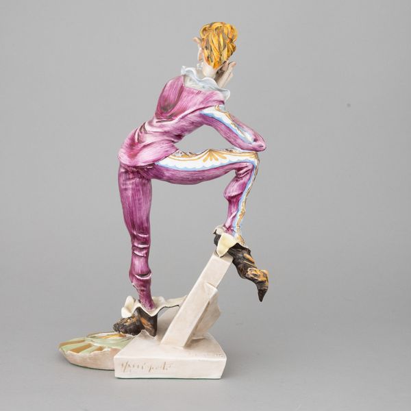 Silvio Righetto : Cacciapuoti 1960 ca Amleto  - Asta Ceramiche Italiane ed Europee del '900 - Associazione Nazionale - Case d'Asta italiane