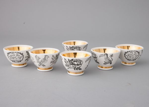 Piero Fornasetti : Milano 1950 ca  - Asta Ceramiche Italiane ed Europee del '900 - Associazione Nazionale - Case d'Asta italiane