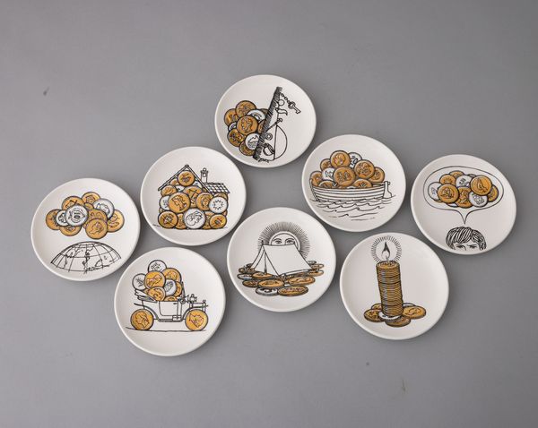 Piero Fornasetti : Milano 1970 ca  - Asta Ceramiche Italiane ed Europee del '900 - Associazione Nazionale - Case d'Asta italiane