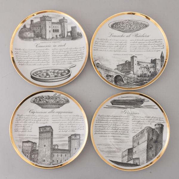 Piero Fornasetti : Milano 1960 ca  - Asta Ceramiche Italiane ed Europee del '900 - Associazione Nazionale - Case d'Asta italiane