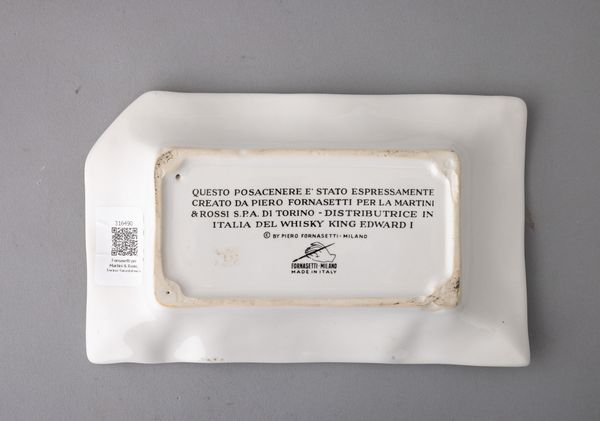 Piero Fornasetti : Milano 1960 ca  - Asta Ceramiche Italiane ed Europee del '900 - Associazione Nazionale - Case d'Asta italiane