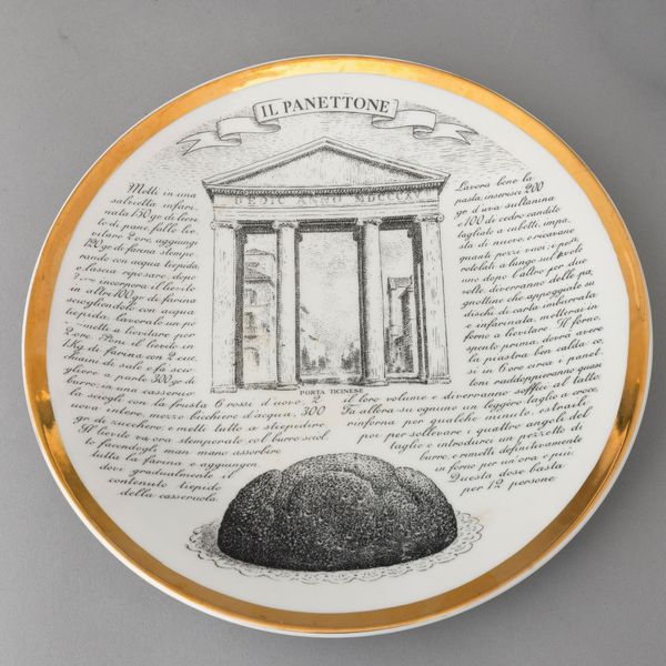 Piero Fornasetti : Milano 1950 ca  - Asta Ceramiche Italiane ed Europee del '900 - Associazione Nazionale - Case d'Asta italiane