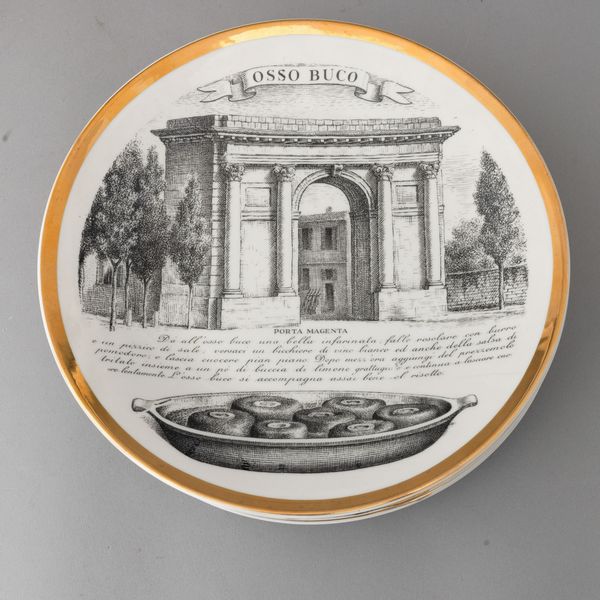 Piero Fornasetti : Milano 1950 ca  - Asta Ceramiche Italiane ed Europee del '900 - Associazione Nazionale - Case d'Asta italiane