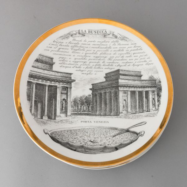 Piero Fornasetti : Milano 1950 ca  - Asta Ceramiche Italiane ed Europee del '900 - Associazione Nazionale - Case d'Asta italiane