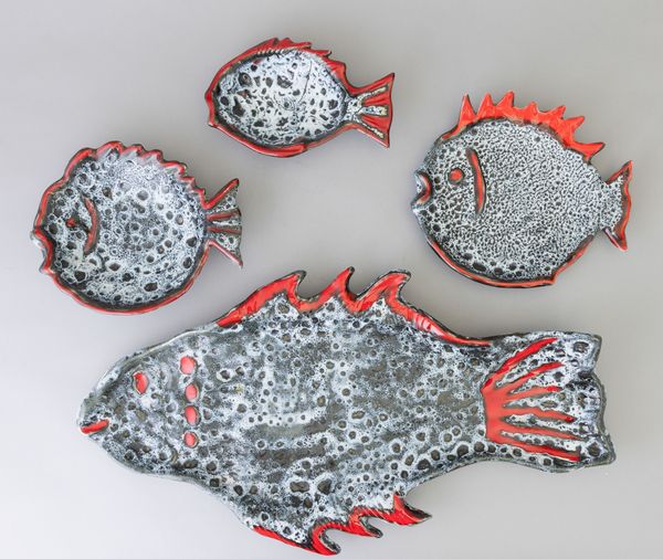 Auguste Luc Lucchesi : Vallauris, Francia 1950 ca  - Asta Ceramiche Italiane ed Europee del '900 - Associazione Nazionale - Case d'Asta italiane