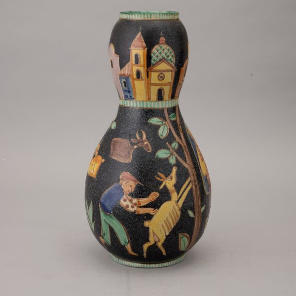 Vincenzo Pinto : Vietri sul Mare 1950 ca  - Asta Ceramiche Italiane ed Europee del '900 - Associazione Nazionale - Case d'Asta italiane