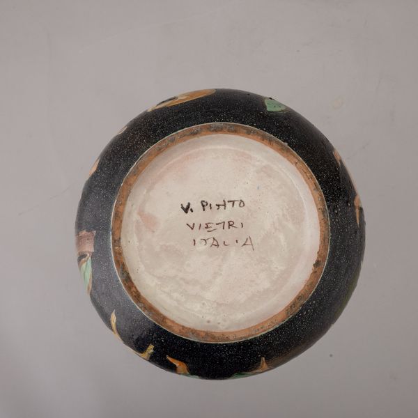 Vincenzo Pinto : Vietri sul Mare 1950 ca  - Asta Ceramiche Italiane ed Europee del '900 - Associazione Nazionale - Case d'Asta italiane