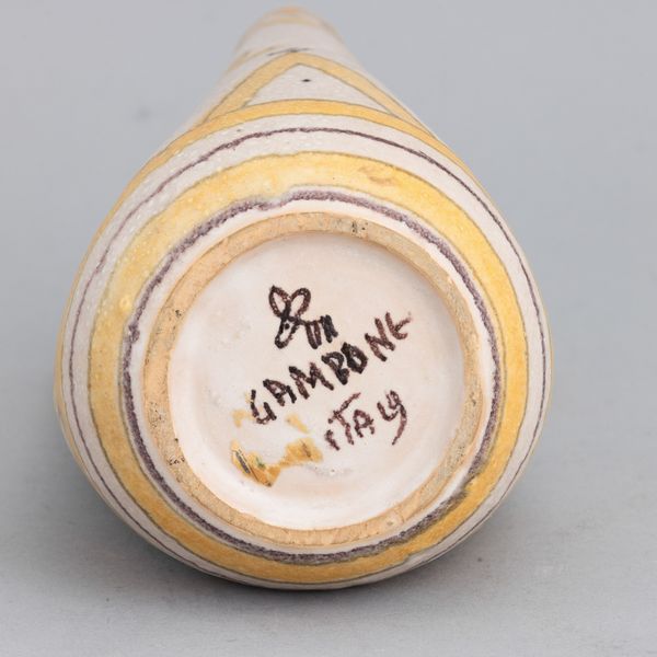 GUIDO GAMBONE : 1950 ca  - Asta Ceramiche Italiane ed Europee del '900 - Associazione Nazionale - Case d'Asta italiane