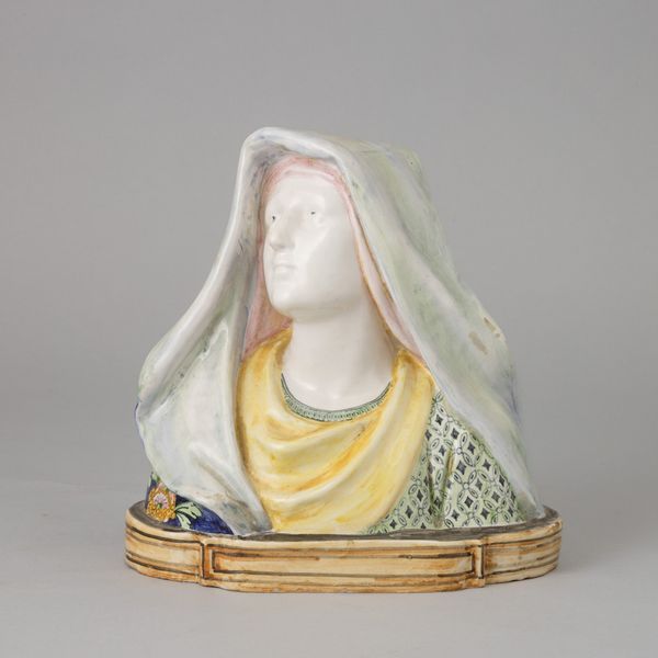 Manifattura Minghetti, Bologna 1930 ca Madonna  - Asta Ceramiche Italiane ed Europee del '900 - Associazione Nazionale - Case d'Asta italiane