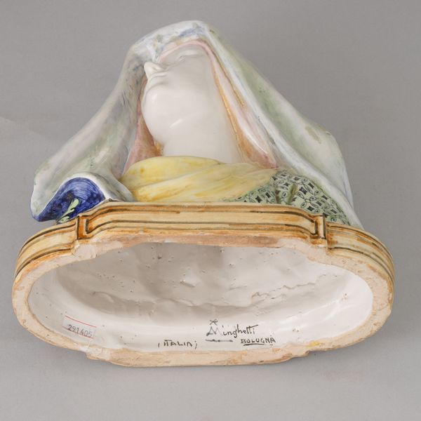 Manifattura Minghetti, Bologna 1930 ca Madonna  - Asta Ceramiche Italiane ed Europee del '900 - Associazione Nazionale - Case d'Asta italiane