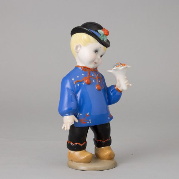 Luigi Borione : Lenci, Torino 1940 ca Francia-Jules  - Asta Ceramiche Italiane ed Europee del '900 - Associazione Nazionale - Case d'Asta italiane