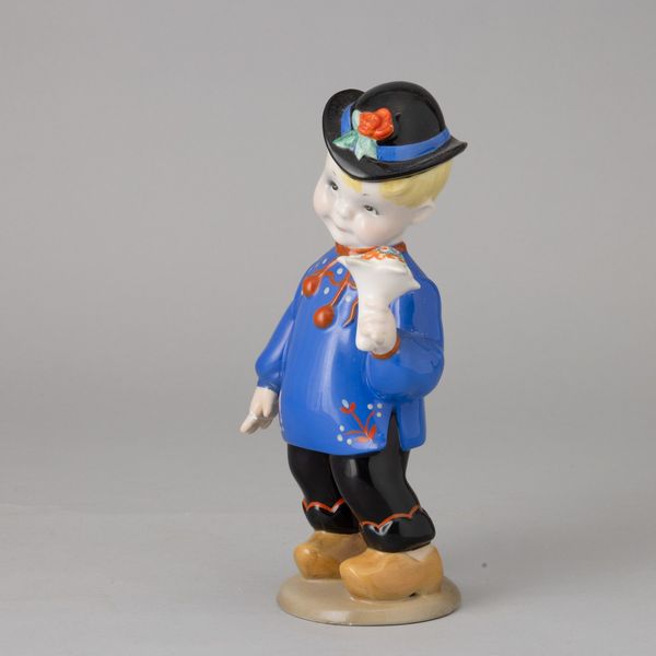 Luigi Borione : Lenci, Torino 1940 ca Francia-Jules  - Asta Ceramiche Italiane ed Europee del '900 - Associazione Nazionale - Case d'Asta italiane