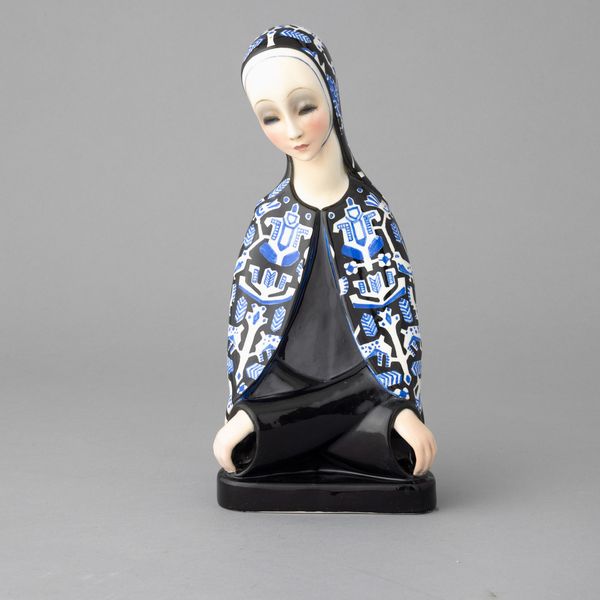 Helen König Scavini : Lenci, Torino 1934<BR> Rassegnazione  - Asta Ceramiche Italiane ed Europee del '900 - Associazione Nazionale - Case d'Asta italiane