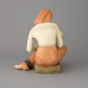 Lenci, Torino 1940 ca Maternit  - Asta Ceramiche Italiane ed Europee del '900 - Associazione Nazionale - Case d'Asta italiane