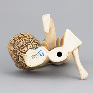 Helen König Scavini : Lenci, Torino 1940 ca Portatrice d�acqua  - Asta Ceramiche Italiane ed Europee del '900 - Associazione Nazionale - Case d'Asta italiane