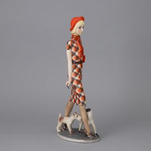 Helen König Scavini : Lenci, Torino 1935 Zizi  - Asta Ceramiche Italiane ed Europee del '900 - Associazione Nazionale - Case d'Asta italiane