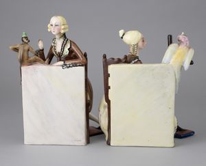 Mario Sturani : Lenci, Torino 1930 ca  - Asta Ceramiche Italiane ed Europee del '900 - Associazione Nazionale - Case d'Asta italiane