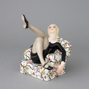 Helen König Scavini : Lenci, Torino 1933 Primo romanzo  - Asta Ceramiche Italiane ed Europee del '900 - Associazione Nazionale - Case d'Asta italiane