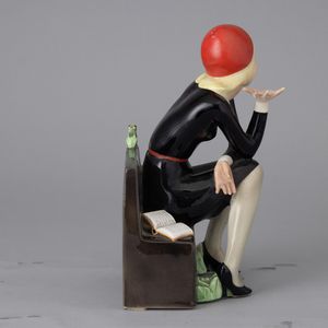 Helen König Scavini : Lenci, Torino 1931 Nella  - Asta Ceramiche Italiane ed Europee del '900 - Associazione Nazionale - Case d'Asta italiane