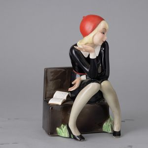 Helen König Scavini : Lenci, Torino 1931 Nella  - Asta Ceramiche Italiane ed Europee del '900 - Associazione Nazionale - Case d'Asta italiane