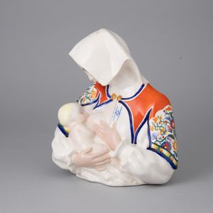 Essevi, Torino 1940 ca Maternit sarda  - Asta Ceramiche Italiane ed Europee del '900 - Associazione Nazionale - Case d'Asta italiane