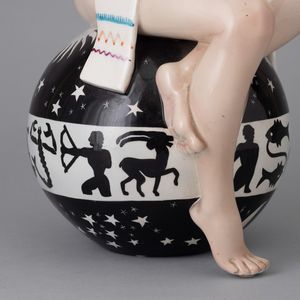 Sandro Vacchetti : Essevi, Torino 1940 ca Il mondo e il suo castigo  - Asta Ceramiche Italiane ed Europee del '900 - Associazione Nazionale - Case d'Asta italiane