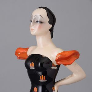 Sandro Vacchetti : Essevi, Torino 1940 ca La Sfinge moderna  - Asta Ceramiche Italiane ed Europee del '900 - Associazione Nazionale - Case d'Asta italiane