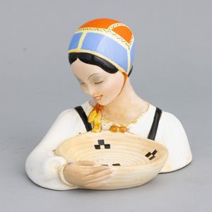 C.I.A. Manna, Torino 1940 ca Fiore di Desulo  - Asta Ceramiche Italiane ed Europee del '900 - Associazione Nazionale - Case d'Asta italiane