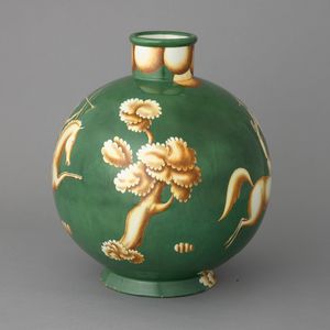 GIO PONTI : Richard Ginori, Pittoria di Doccia, Sesto Fiorentino 1928 ca LAmazzone col corno  - Asta Ceramiche Italiane ed Europee del '900 - Associazione Nazionale - Case d'Asta italiane