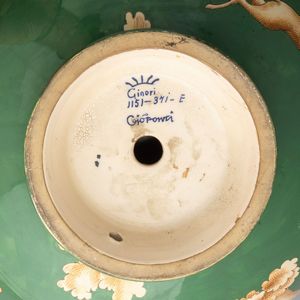 GIO PONTI : Richard Ginori, Pittoria di Doccia, Sesto Fiorentino 1928 ca Il trionfo delle amazzoni  - Asta Ceramiche Italiane ed Europee del '900 - Associazione Nazionale - Case d'Asta italiane