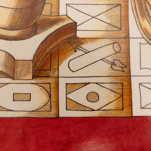 GIO PONTI : Richard Ginori, Sesto Fiorentino 1990 ca L'Architetto  - Asta Ceramiche Italiane ed Europee del '900 - Associazione Nazionale - Case d'Asta italiane