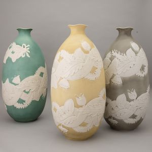 Giovanni Gariboldi : Richard Ginori, San Cristoforo, Milano 1940 ca  - Asta Ceramiche Italiane ed Europee del '900 - Associazione Nazionale - Case d'Asta italiane