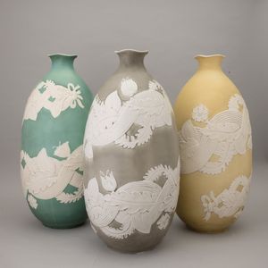 Giovanni Gariboldi : Richard Ginori, San Cristoforo, Milano 1940 ca  - Asta Ceramiche Italiane ed Europee del '900 - Associazione Nazionale - Case d'Asta italiane