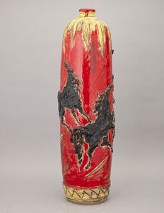 Umberto Ghersi : Albisola 1960 ca  - Asta Ceramiche Italiane ed Europee del '900 - Associazione Nazionale - Case d'Asta italiane