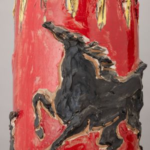 Umberto Ghersi : Albisola 1960 ca  - Asta Ceramiche Italiane ed Europee del '900 - Associazione Nazionale - Case d'Asta italiane