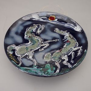 Umberto Ghersi : Albisola 1980 ca  - Asta Ceramiche Italiane ed Europee del '900 - Associazione Nazionale - Case d'Asta italiane