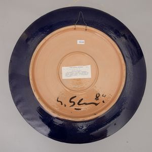 Umberto Ghersi : Albisola 1980 ca  - Asta Ceramiche Italiane ed Europee del '900 - Associazione Nazionale - Case d'Asta italiane