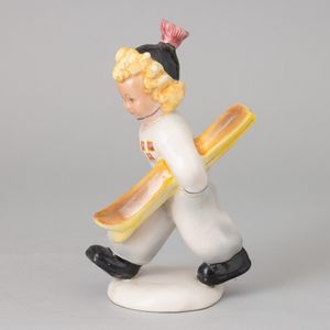 Tosin La Freccia, 1950 ca  - Asta Ceramiche Italiane ed Europee del '900 - Associazione Nazionale - Case d'Asta italiane