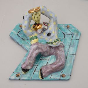 Otello Rosa : San Polo, Venezia 1950 ca  - Asta Ceramiche Italiane ed Europee del '900 - Associazione Nazionale - Case d'Asta italiane