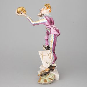 Silvio Righetto : Cacciapuoti 1960 ca Amleto  - Asta Ceramiche Italiane ed Europee del '900 - Associazione Nazionale - Case d'Asta italiane