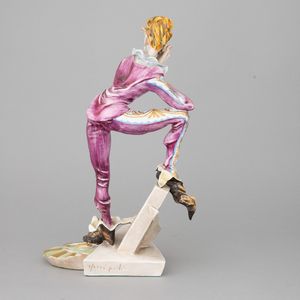 Silvio Righetto : Cacciapuoti 1960 ca Amleto  - Asta Ceramiche Italiane ed Europee del '900 - Associazione Nazionale - Case d'Asta italiane