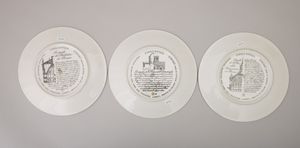 Piero Fornasetti : Milano 1960 ca  - Asta Ceramiche Italiane ed Europee del '900 - Associazione Nazionale - Case d'Asta italiane